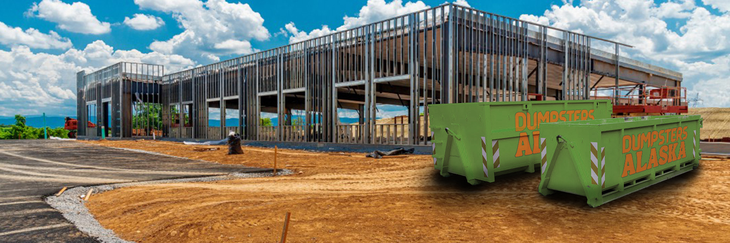 Roll-off dumpsters for construction sites