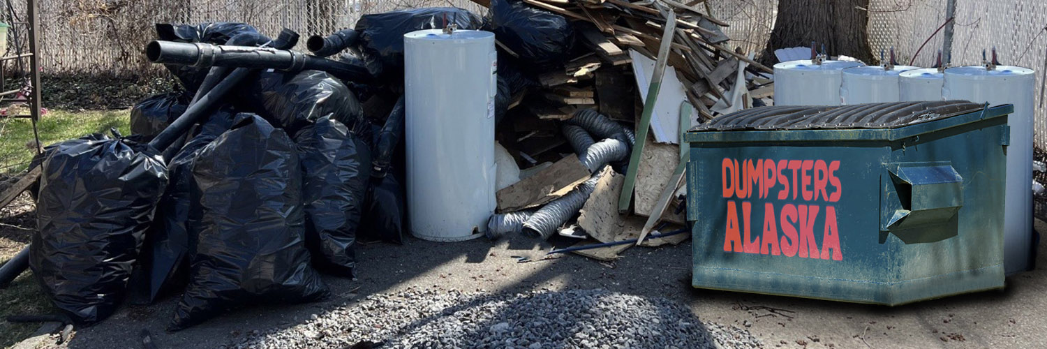 Construction site roll-off dumpsters